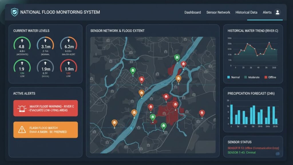 Flood Monitoring Dashboard Case Study
